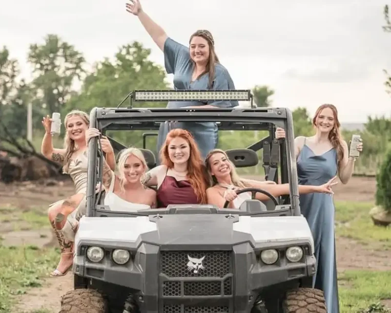 Paul's Paradise - Tree Farm Tour, bridal party - Pleasant Plains, IL