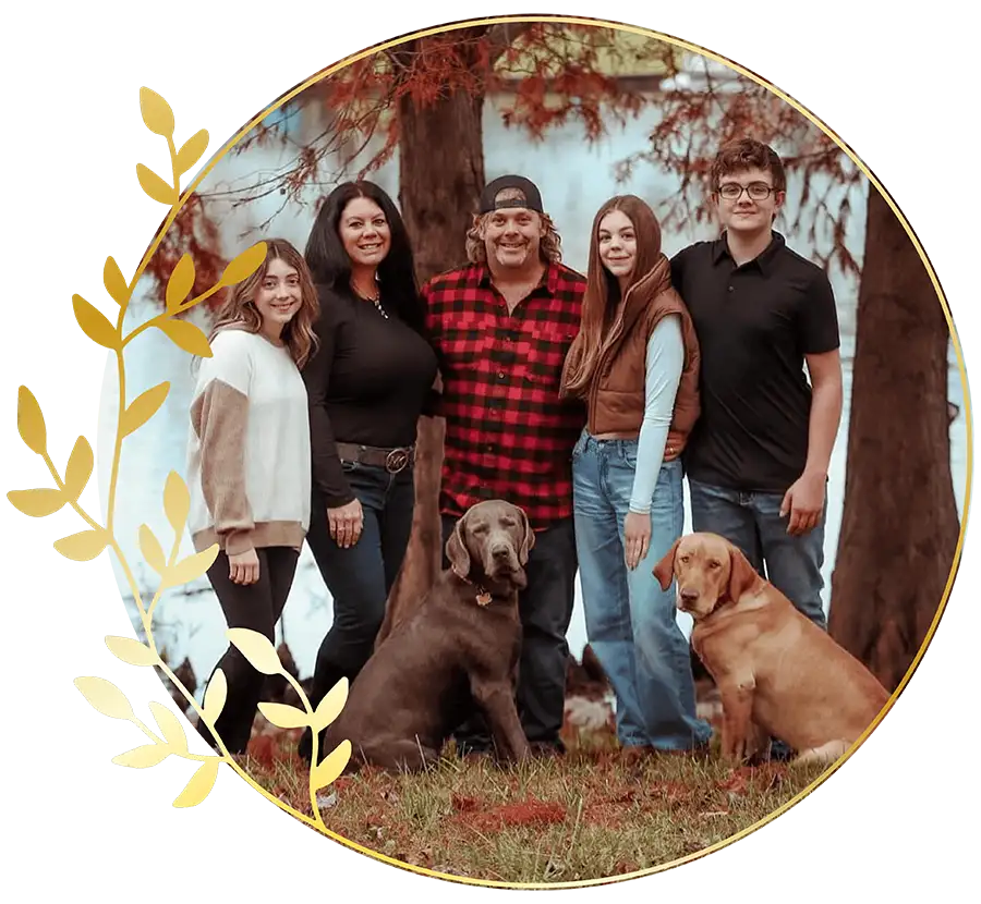 Paul's Paradise family portrait - Pleasant Plains, IL