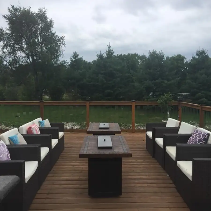 Paul's Paradise Gallery - three tier deck - Pleasant Plains, IL