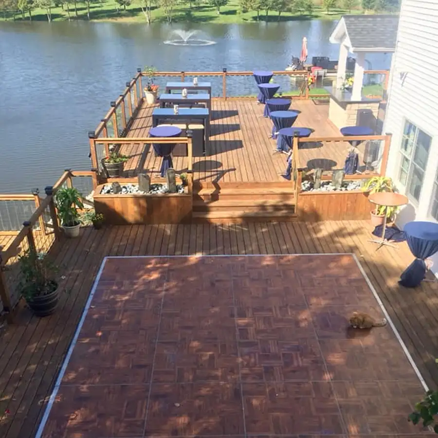 Paul's Paradise Gallery - three tier deck - Pleasant Plains, IL