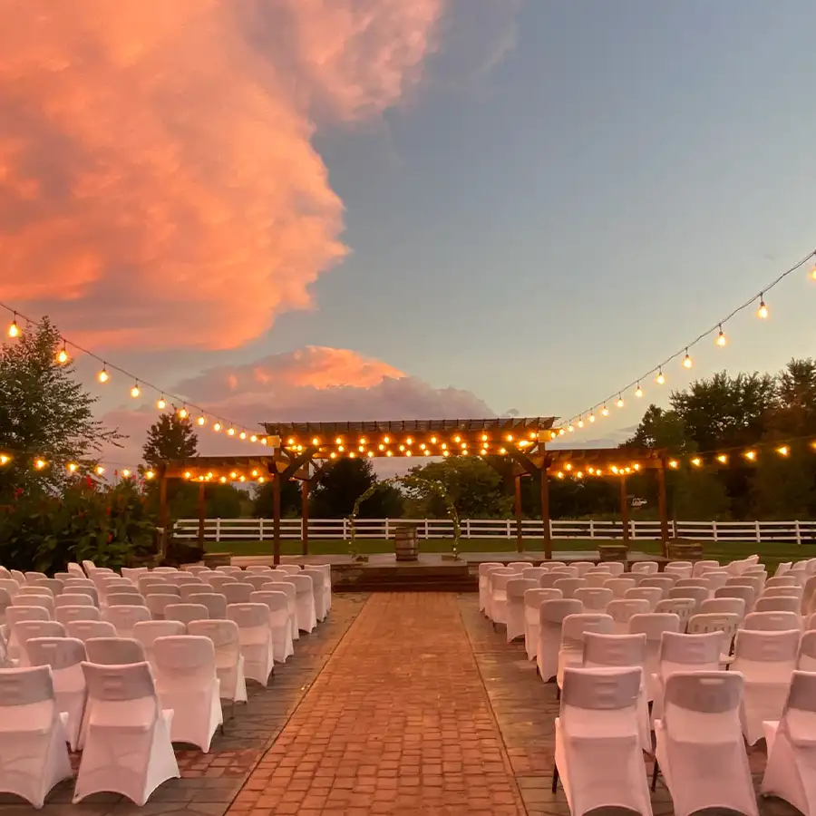 Paul's Paradise Gallery - exterior space, Outdoor Stage and Patio - Pleasant Plains, IL