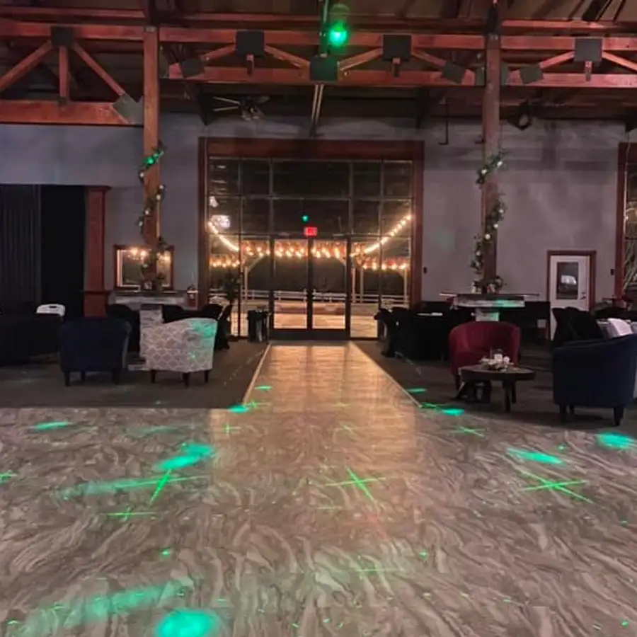 Dance Floor Leading Out to Patio
